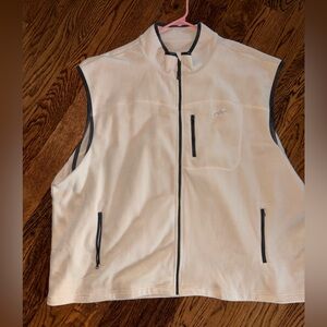 Trailside light tan/Cream and Black Trim Vest